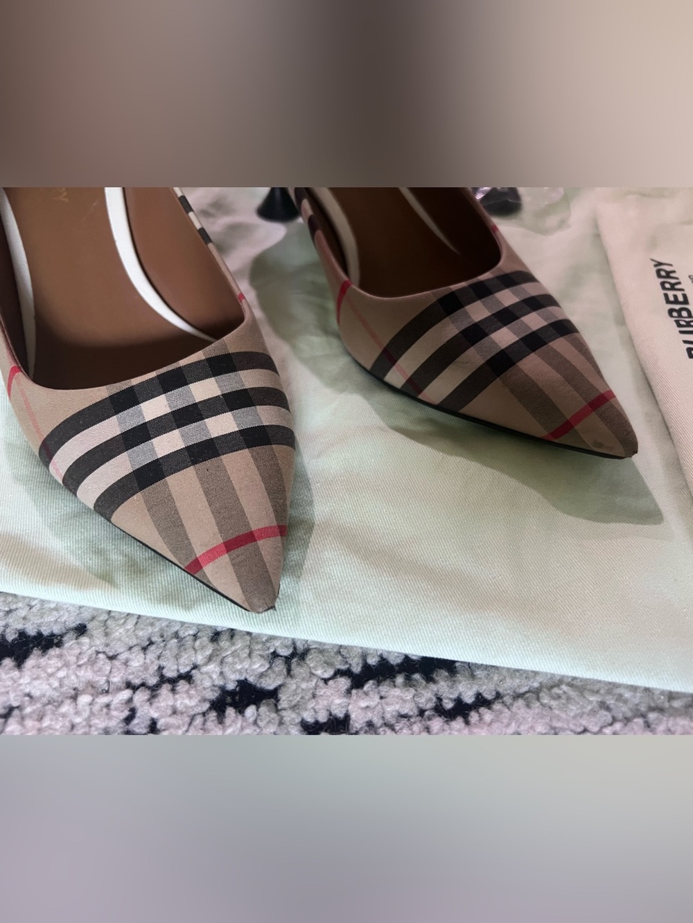 Burberry Vintage check cotton pumps - Picture 16 of 16